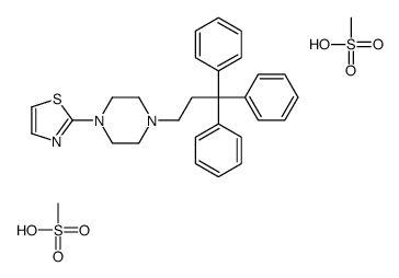 methanesulfonic acid,2-[4-(3,3,3-triphenylpropyl)piperazin-1-yl]-1,3-thiazole