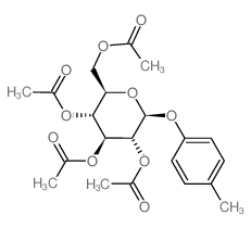 4-methylphenyl 2,3,4,6-tetra-O-acetyl-β-D-glucopyranoside (en).β.-D-Glucopyranoside, 4-methylphenyl, tetraacetate (en)