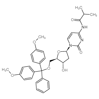 5'-O-(Dimethoxytrityl)-N-isobutyryl-2'-deoxycytidine Structure