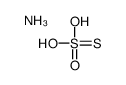 Ammonium hydrogen thiosulphate结构式