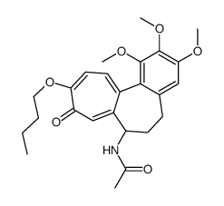 N-[(7S)-10-butoxy-1,2,3-trimethoxy-9-oxo-6,7-dihydro-5H-benzo[a]heptalen-7-yl]acetamide Structure