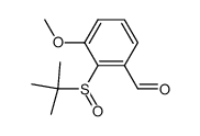 2-tert-butylsulfinyl-3-methoxybenzaldehyde结构式