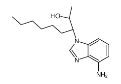 1,3-dideaza-9-(2-hydroxy-3-nonyl)adenine结构式