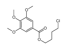 4-chlorobutyl 3,4,5-trimethoxybenzoate Structure