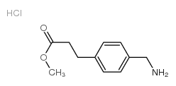 4-氨甲基-苯丙酸甲酯(HCL)结构式