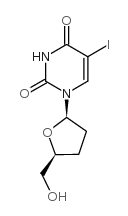 2',3'-Dideoxy-5-iodouridine Structure