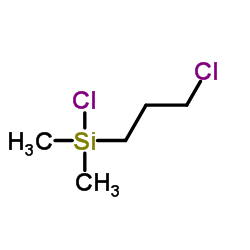 二甲基-3-氯丙基氯代硅烷结构式