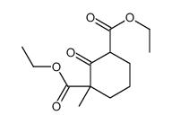 diethyl 1-methyl-2-oxocyclohexane-1,3-dicarboxylate结构式