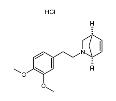 (1S,4R)-2-(3,4-dimethoxyphenethyl)-2-azabicyclo[2.2.1]hept-5-ene hydrochloride Structure