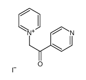 2-pyridin-1-ium-1-yl-1-pyridin-4-ylethanone,iodide Structure