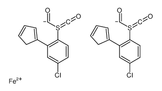 Iron,dicarbonyl(4-chlorobenzenethiolato)(h5-2,4-cyclopentadien-1-yl)- (9CI)结构式