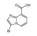 3-溴咪唑并[1,2-A]吡啶-8-甲酸结构式