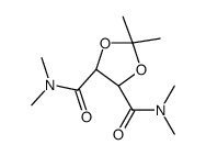 (4S,5S)-N,N,N',N',2,2-六甲基-1,3-二氧戊环-4,5-二甲酰胺结构式