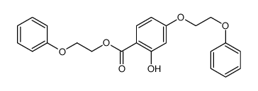2-phenoxyethyl 2-hydroxy-4-(2-phenoxyethoxy)benzoate Structure