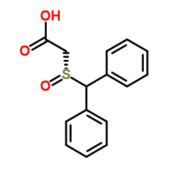 R-二苯甲亚硫酰基乙酸结构式