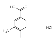 3-amino-4-methylbenzoic acid hydrochloride Structure