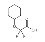 (Cyclohexyloxy)(difluoro)acetic acid结构式