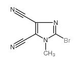 2-溴-1-甲基-1H-咪唑-4,5-二甲腈结构式