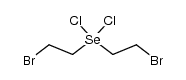 bis(2-bromoethyl)selenium dichloride Structure