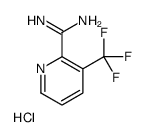 3-(三氟甲基)吡啶甲酰胺盐酸盐结构式