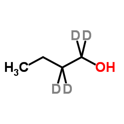 1-(1,1,2,2-2H4)Butanol Structure