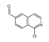 1-氯异喹啉-6-甲醛结构式