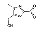 1-methyl-3-nitro-1H-pyrazole-5-methanol结构式