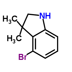 4-Bromo-3,3-dimethylindoline Structure