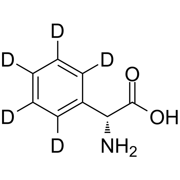D-α-Phenyl-glycine-d5结构式