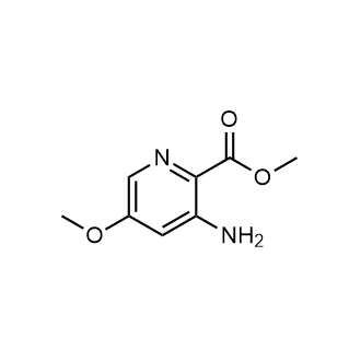 3-氨基-5-甲氧基-吡啶-2-羧酸甲酯结构式