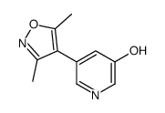 5-(3,5-dimethyl-1,2-oxazol-4-yl)pyridin-3-ol Structure