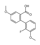 2-(2-fluoro-3-methoxyphenyl)-5-methoxybenzoic acid Structure