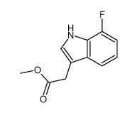 methyl 2-(7-fluoro-1H-indol-3-yl)acetate Structure
