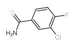 3-chloro-4-fluorothiobenzamide Structure