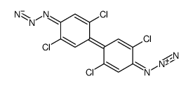 1-azido-4-(4-azido-2,5-dichlorophenyl)-2,5-dichlorobenzene结构式