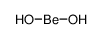beryllium hydroxide Structure
