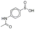 4-AcetaMidobenzenesulphinic Acid-d4 Structure