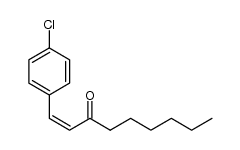 (Z)-1-(4-chlorophenyl)non-1-en-3-one Structure