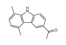 1-(5,8-dimethyl-9H-carbazol-3-yl)ethanone Structure