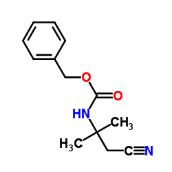 benzyl 1-cyano-2-Methylpropan-2-ylcarbamate结构式
