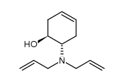 (1S,6S)-6-(diallylamino)cyclohex-3-en-1-ol结构式