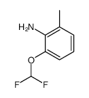 2-(difluoromethoxy)-6-methylaniline Structure