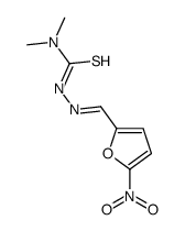 5-Nitro-2-furaldehyde 4,4-dimethyl thiosemicarbazone Structure