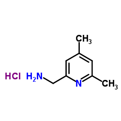 1-(4,6-Dimethyl-2-pyridinyl)methanamine hydrochloride (1:1) Structure