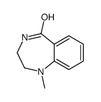 1-methyl-3,4-dihydro-2H-1,4-benzodiazepin-5-one结构式
