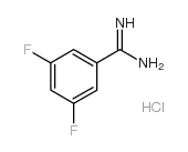 3,5-二氟-苯甲脒盐酸盐结构式
