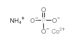 无水磷酸钴铵结构式