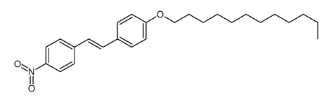 1-[2-(4-dodecoxyphenyl)ethenyl]-4-nitrobenzene结构式