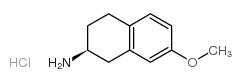 (S)-7-甲氧基-2-氨基四氢化萘盐酸盐结构式