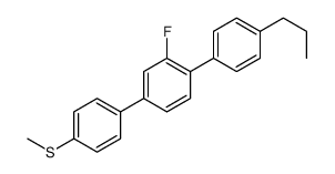 2-fluoro-4-(4-methylsulfanylphenyl)-1-(4-propylphenyl)benzene Structure